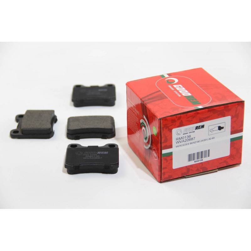 Задние тормозные колодки GOODREM для W124, 201, 202 (ATE) RM0136