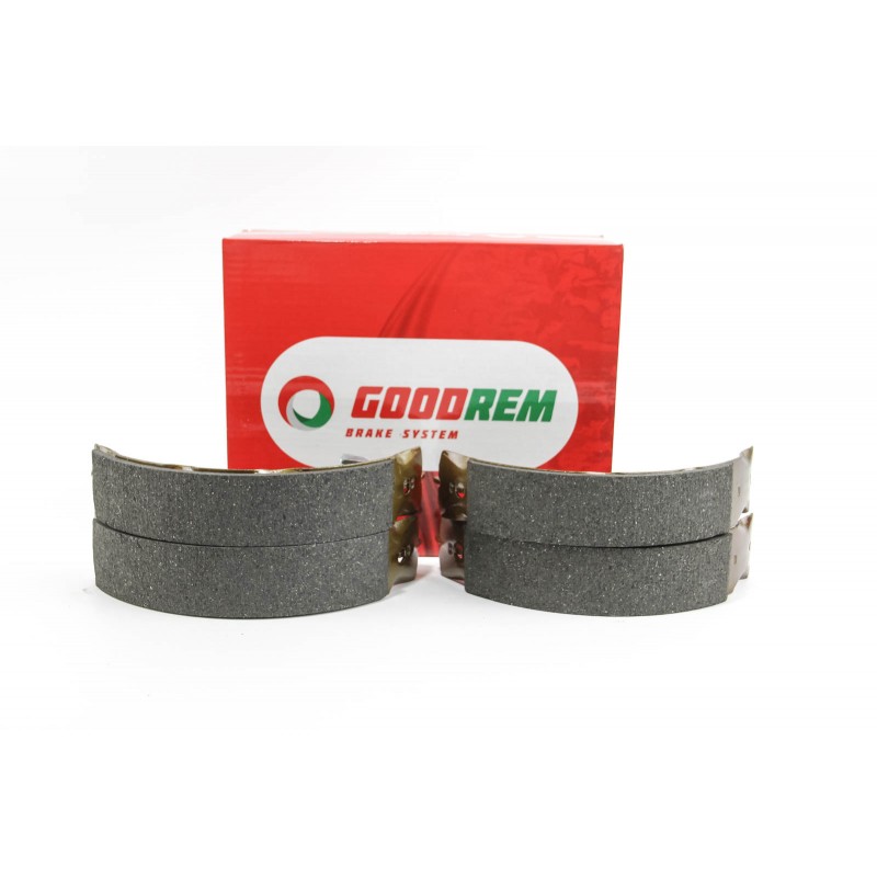Задние барабанные тормозные колодки GOODREM для Dacia Logan 04-, Nissan Micra IV 10- (Bendix) RM0152