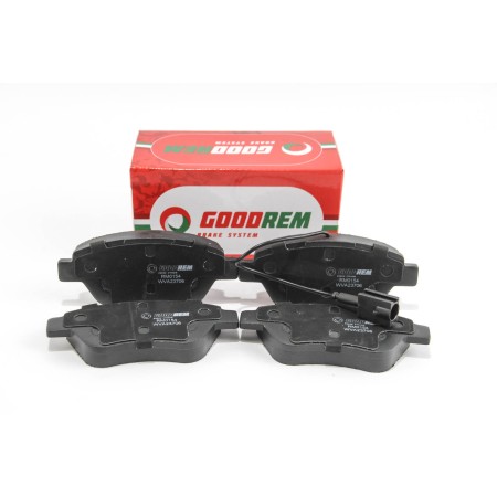 Передние тормозные колодки GOODREM для Doblo 01- (Bosch) (122.8x53.6) с датчиком RM0154
