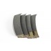 Задние барабанные тормозные колодки GOODREM для Logan 04-, Clio 98- RM0156