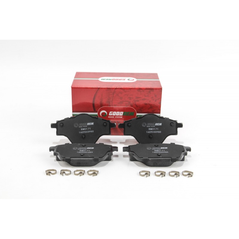 Задние тормозные колодки GOODREM для Citroen C4, Peugeot 308 II 13- (Bosch) (106x51,9x16,7) RM0171