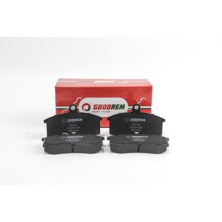 Передние тормозные колодки GOODREM для VAZ 2108 -10 (с протишумной пластиной) RM0184