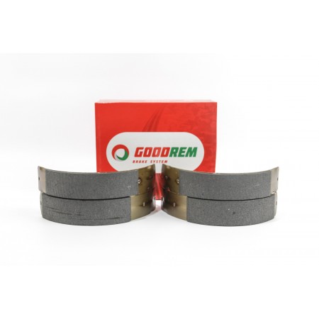 Задние барабанные тормозные колодки GOODREM для Nemo, Bipper 08-, Doblo 02- (Lockheed) RM1005