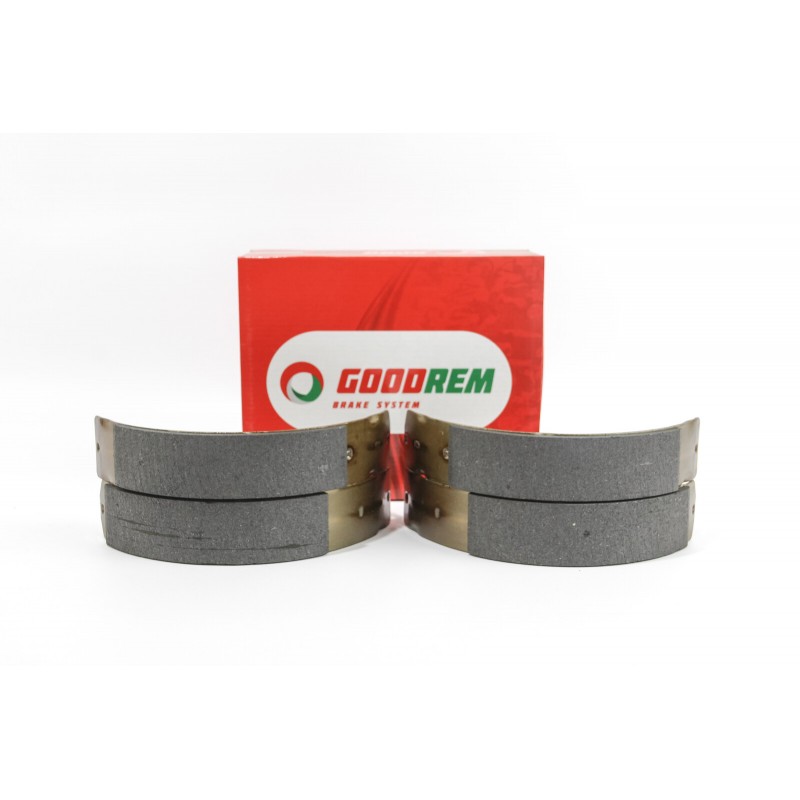 Задние барабанные тормозные колодки GOODREM для Nemo, Bipper 08-, Doblo 02- (Lockheed) RM1005