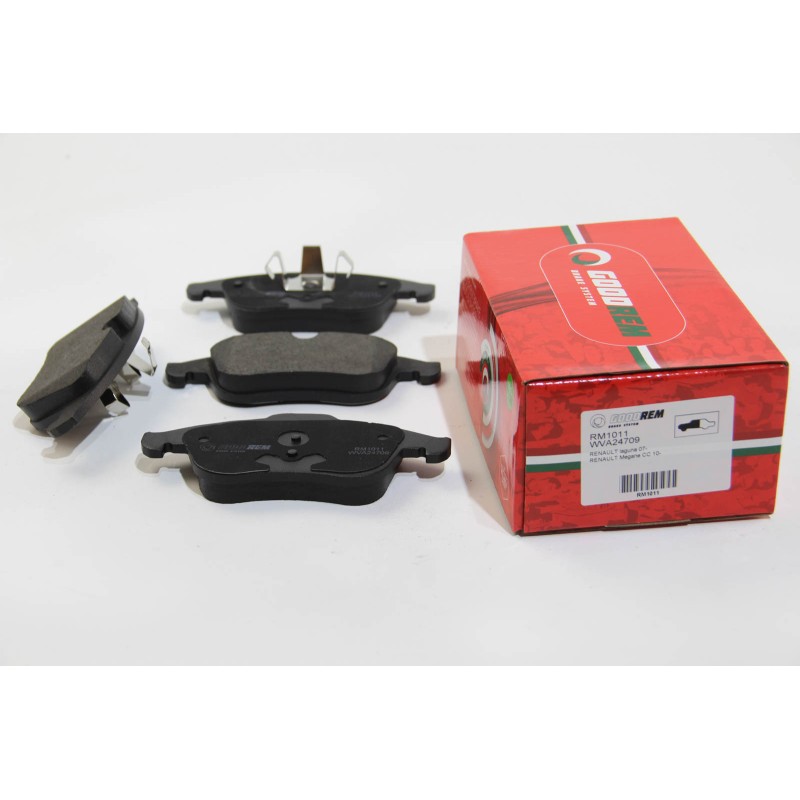 Передні гальнивні колодки GOODREM для Renault Laguna 07-, Megane 12- (ATE) (155,3x63x18) RM1011