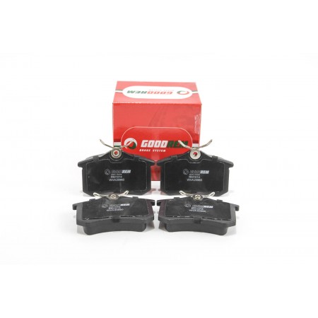 Задние тормозные колодки GOODREM для Berlingo, Partner 1.6, 2.0HDI 02- (Lucas)(16,4mm) RM1014