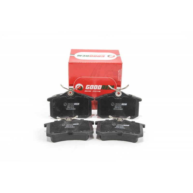 Задние тормозные колодки GOODREM для Berlingo, Partner 1.6, 2.0HDI 02- (Lucas)(16,4mm) RM1014
