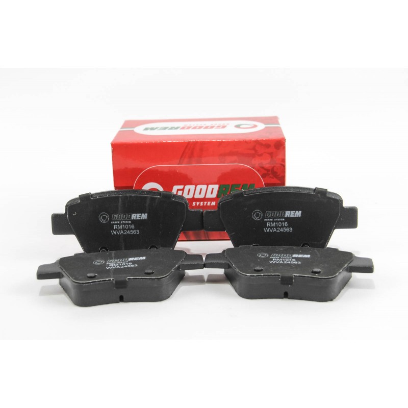 Задние тормозные колодки GOODREM для Caddy, Jetta 10-, Golf 09-13 RM1016