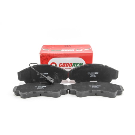 Передние тормозные колодки GOODREM для Jumper, Ducato, Boxer 02- (1.8t) RM1096