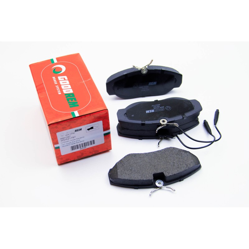 Передні гальнивні колодки GOODREM для Ducato 94-99, Boxer 94-02 (1.4t) RM1097