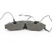 Передние тормозные колодки GOODREM для Peugeot 306, 406, 607 96- (TRW) RM1115
