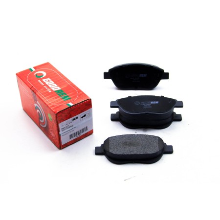 Передние тормозные колодки GOODREM для Berlingo, Partner 01-, Doblo 03- (137x57.3x19) RM1201