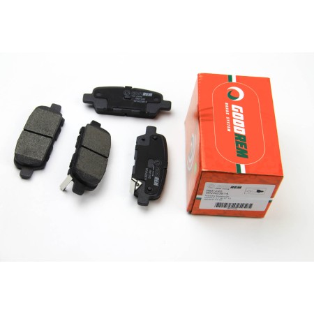 Задні гальнивні колодки GOODREM для Qashqai, Rogue, X-Trail 07-, Koleos 08- (105,4x38x13,7)(Akebono) RM1240