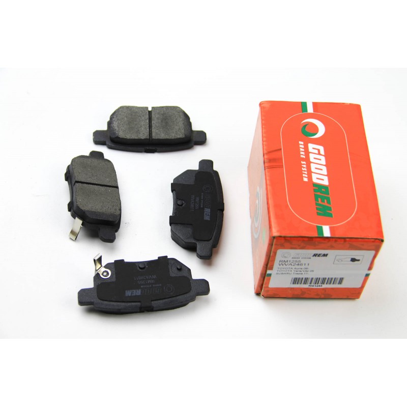 Задние тормозные колодки GOODREM для Toyota Corolla, Yaris 05- RM1255