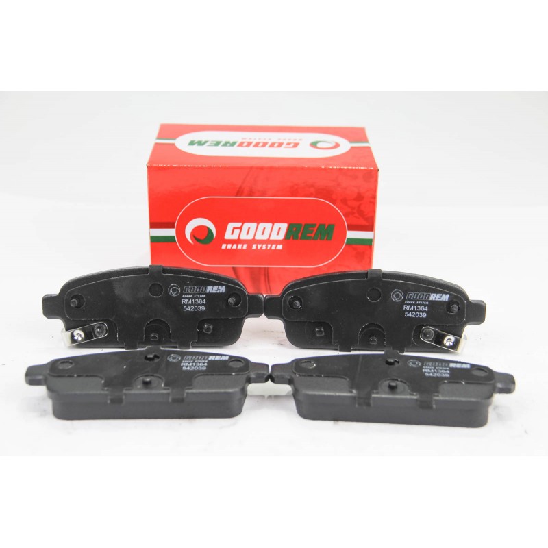 Задние тормозные колодки GOODREM для AVEO, AMPERA, ASTRA 1.3D-2.0D 09- RM1364