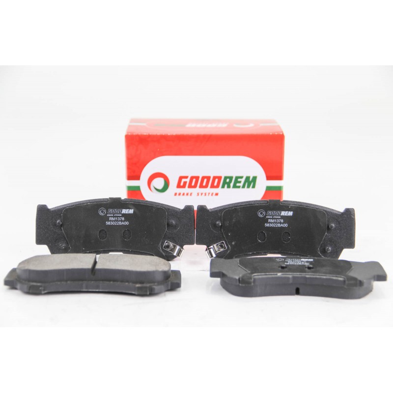 Задние тормозные колодки GOODREM для H1, H200, Santa Fe (00-12) RM1378
