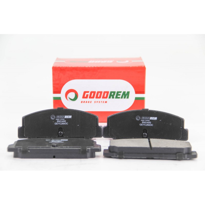 Задние тормозные колодки GOODREM для Mazda 323, 626 94-04 (akebono) RM1400