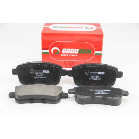 Задние тормозные колодки GOODREM для Fluence, Megane, Scenic (12-21) RM1433