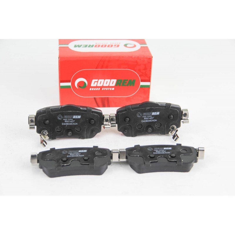 Задние тормозные колодки GOODREM для Nissan X-Trail, Qashqai II 13- (TRW) RM1457