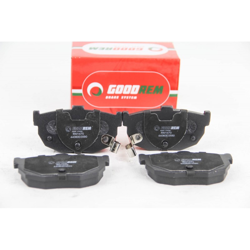 Задние тормозные колодки GOODREM для Cerato, Elantra, Lantra, Maxima, Tuscani (85-21) RM1470