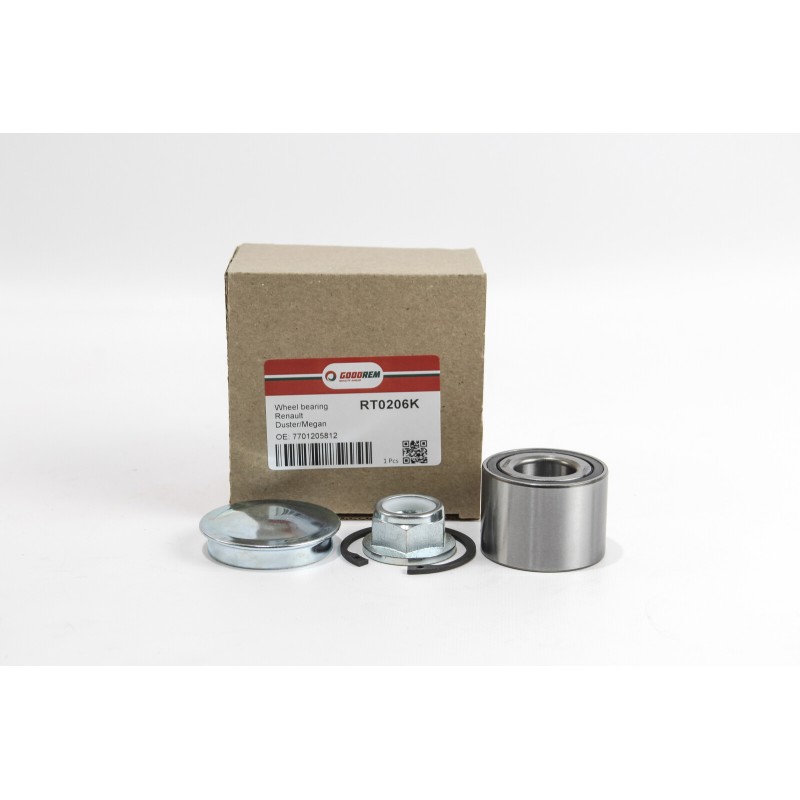 Підшипник маточини GOODREM задній для Renault Clio, Megane 96-, Logan 04- (25x37x52) (+монт. к-кт) RT0206K
