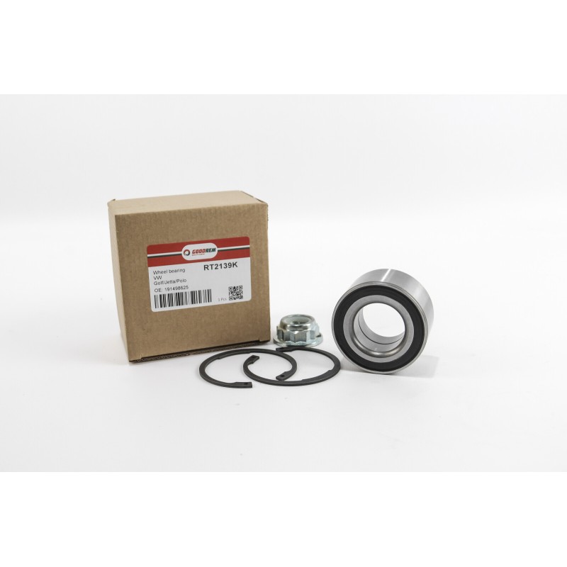 Підшипник маточини GOODREM передній для VW Golf 83-92, Jetta 84-92, Polo 92-01 (35x37x66) (+монт. к-кт) RT2139K