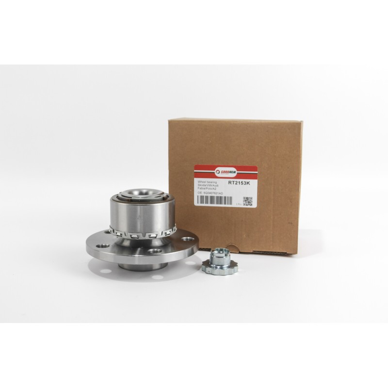 Підшипник маточини GOODREM передній для VW Polo 02-, Skoda Fabia 99-, Audi A2 00-05 (+ABS) (+монт. к-кт) RT2153K