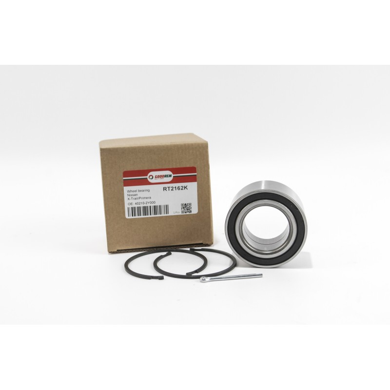 Підшипник маточини GOODREM передній для Nissan X-Trail (T30) 01-13, Primera 02- (43x43x76) (+монт. к-кт) RT2162K