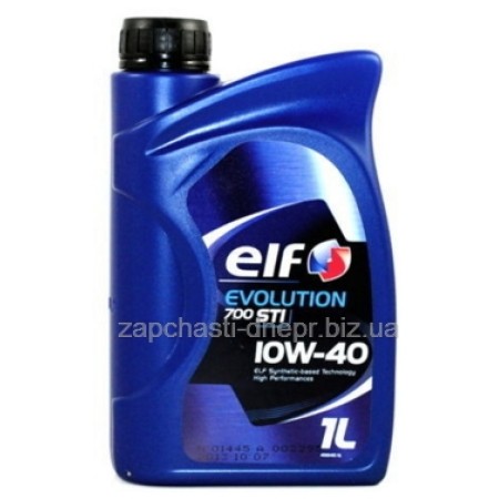 Elf EVOLUTION 700 STI 10W-40 1л (458443)(ACEA/A3/B4 API/SN/CF VW/501.01/505.00/MB 229.1)