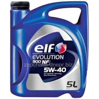 Elf EVOLUTION 900 NF 5W-40 5л Масло моторное (458984) (B4/A3/CF/SL/MB 229.3/VW502.00/505.00/PORSCHE A40.)