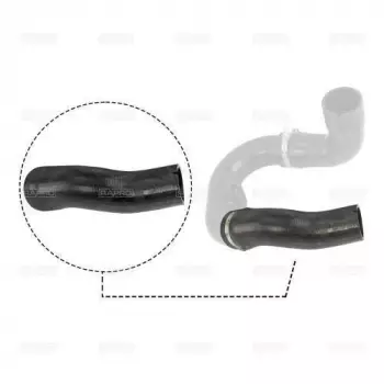 Патрубок интеркулера Doblo/Combo 1.6D/2.0D Multijet 10- Л. (11535)