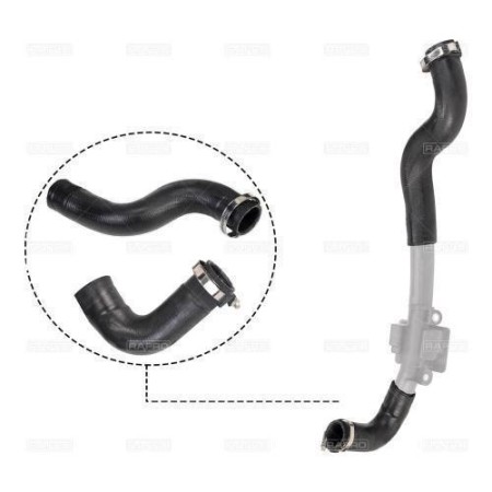 Патрубок интеркулера Kangoo 1.5dCi 08- (к-кт) (12500/K)