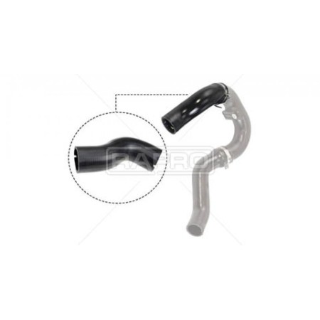 Патрубок интеркулера Doblo 1.3D Multijet 10- Л. (короткий) (11594)