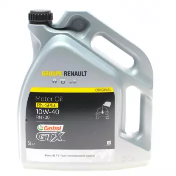 Мастило моторне Renault - Castrol GTX RN 5W-40 RN 710 5л (7711658111)