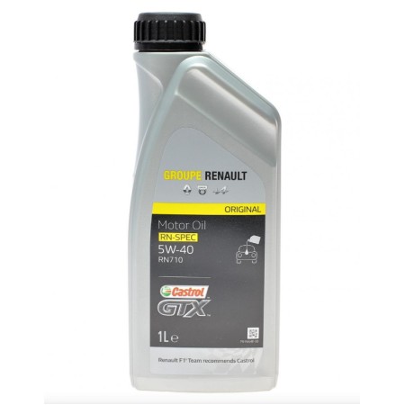 Масло моторное Renault - Castrol GTX RN 5W-40 RN 710 1л (7711658110)