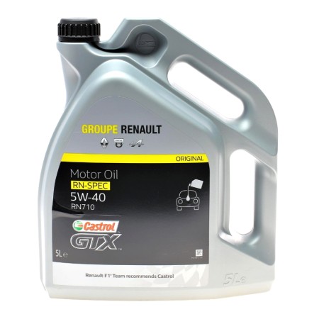 Мастило моторне Renault - Castrol GTX RN 5W-40 RN 710 5л (7711658111)