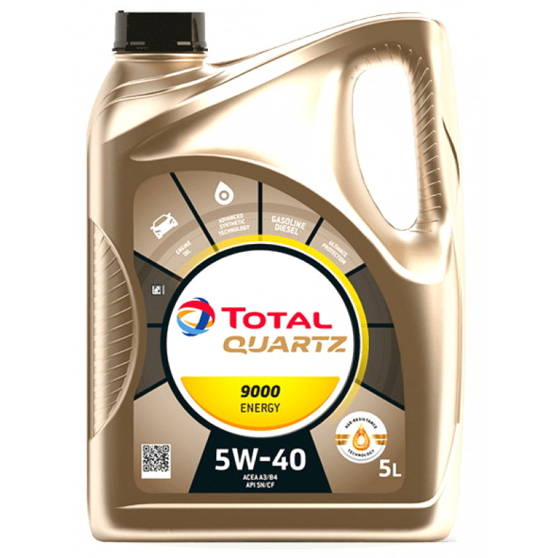 Моторное масло Total Quartz 9000 Energy 5W-40 (5л) (213697)