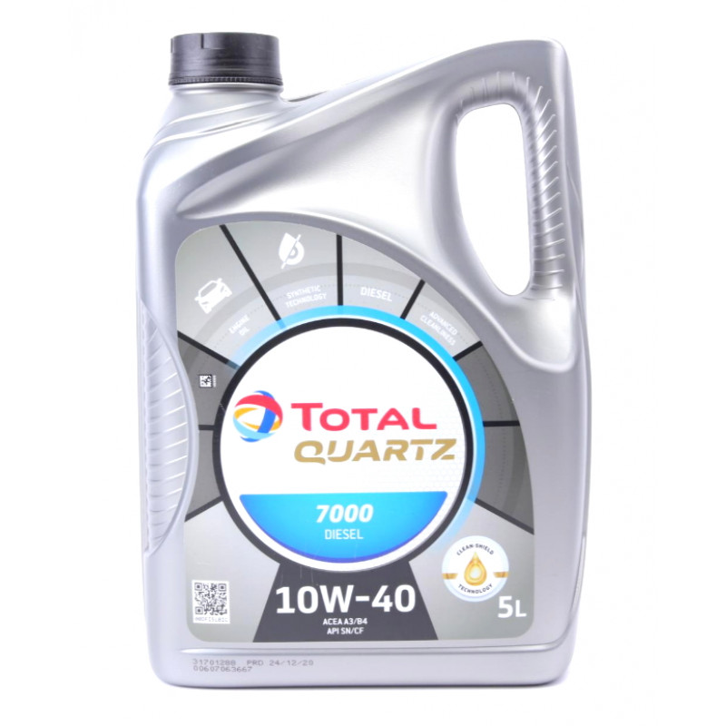 Моторное масло Total Quartz 7000 Diesel 10W-40 (5л) (214108)