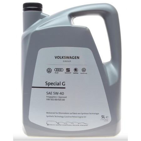 Масло моторное VAG Special G 5W-40 (5л) (VW 502 00/505 00) (GS55502M4)