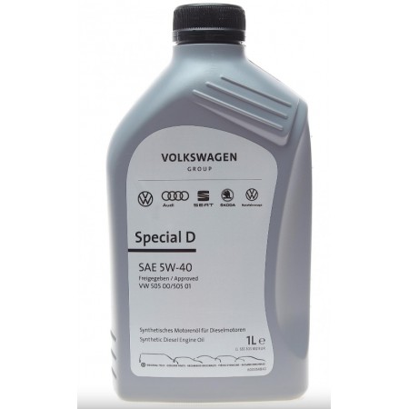 Мастило моторне VAG Special D 5W-40 (1л) (505 00/505 01) (GS55505M2)