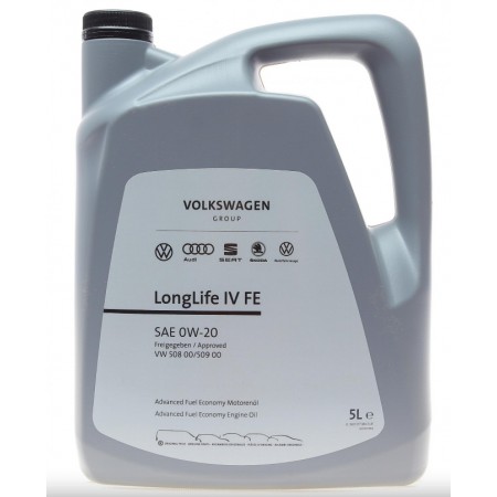 Мастило моторне VAG LongLife IV 0W-20 (5л) (508.00/509.00) (GS60577M4)